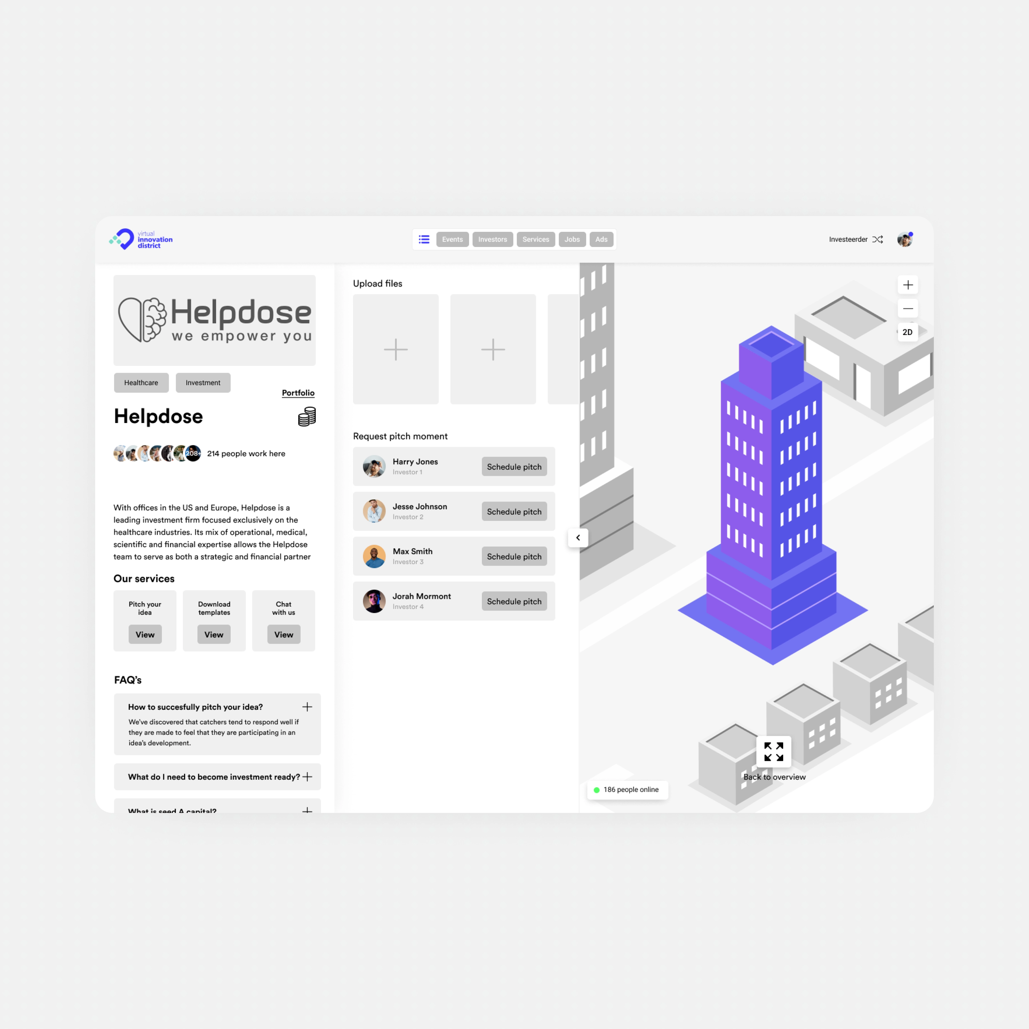 VU Amsterdam investor relations campaign visual